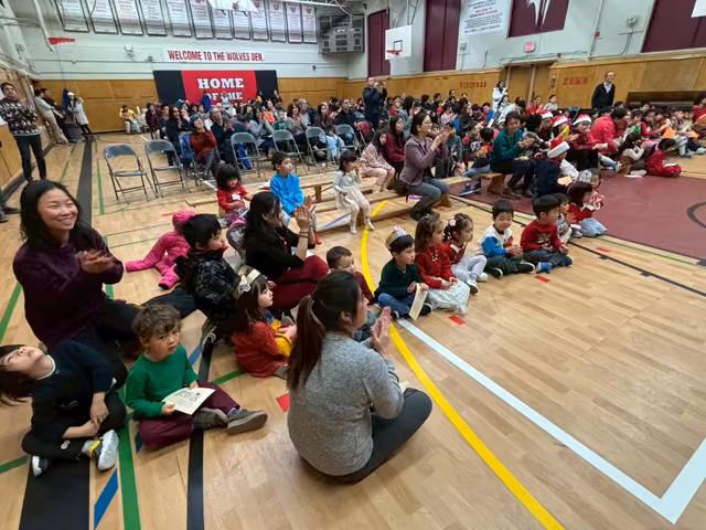 Christmas performance celebration