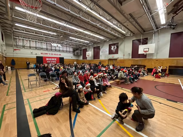 Christmas performance celebration
