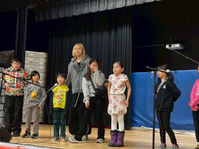 Christmas performance celebration