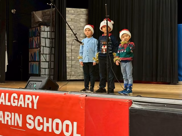 Christmas performance celebration