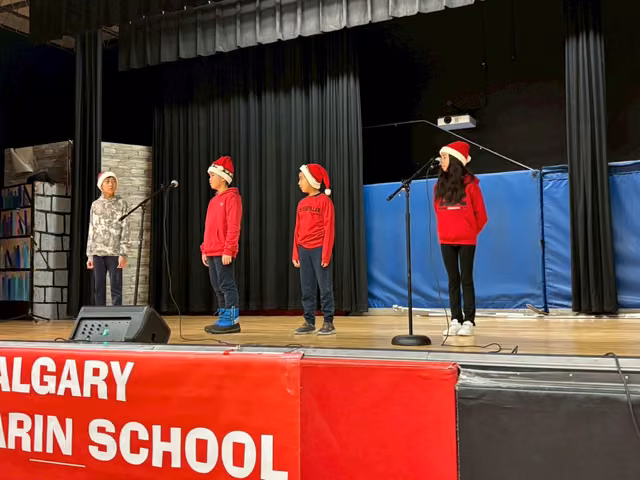 Christmas performance celebration