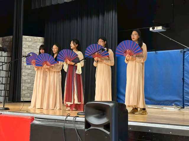 Christmas performance celebration
