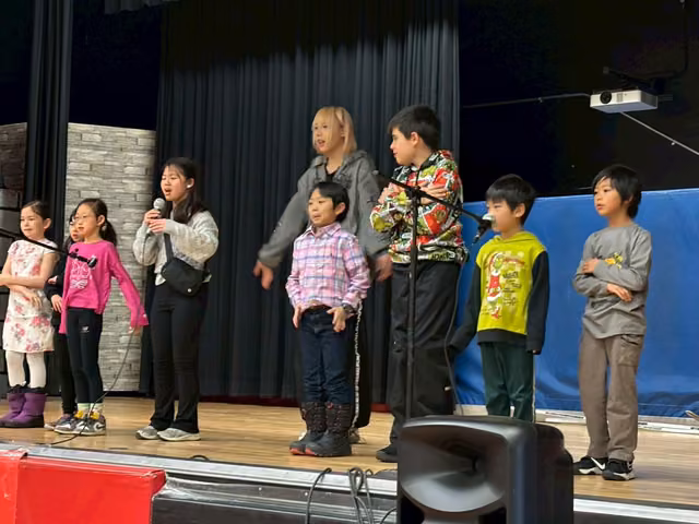 Christmas performance celebration