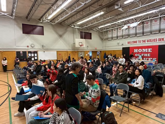 Christmas performance celebration